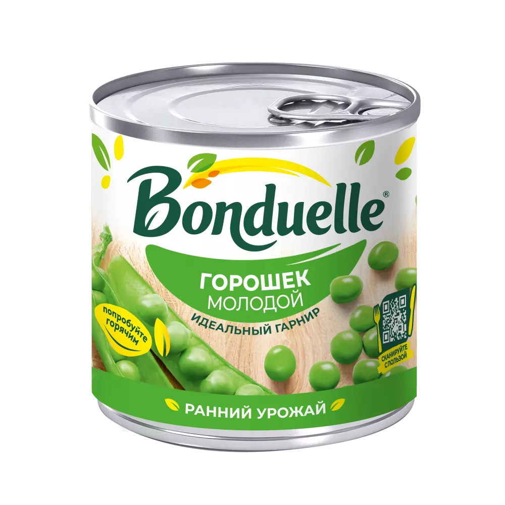 კონსერვირებული ბარდა Bonduelle, ახალი, 200 გ