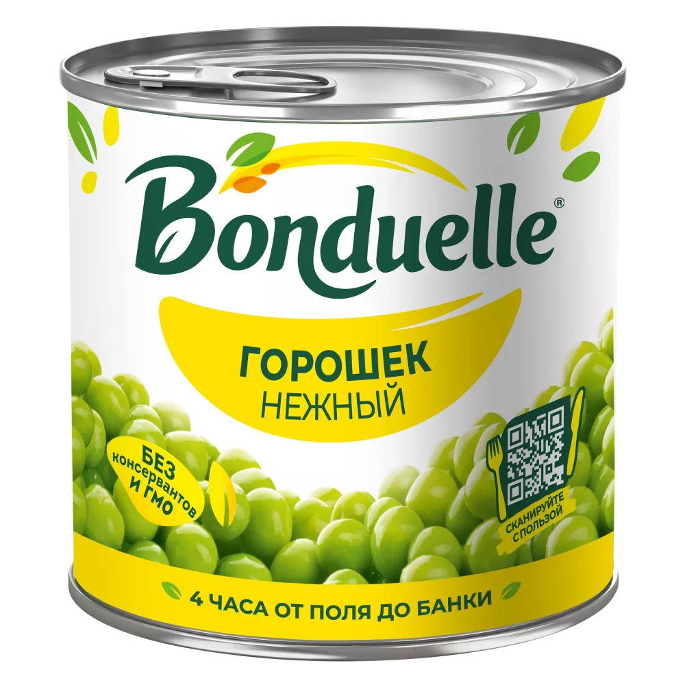 კონსერვირებული ბარდა Bonduelle, ნაზი, 400 გ