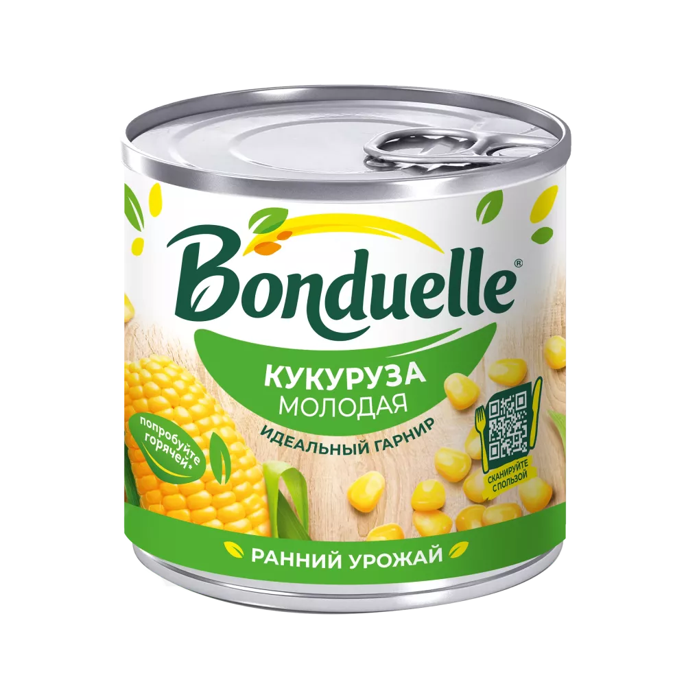 კონსერვირებული სიმინდი Bonduelle, ახალი, 170 გ
