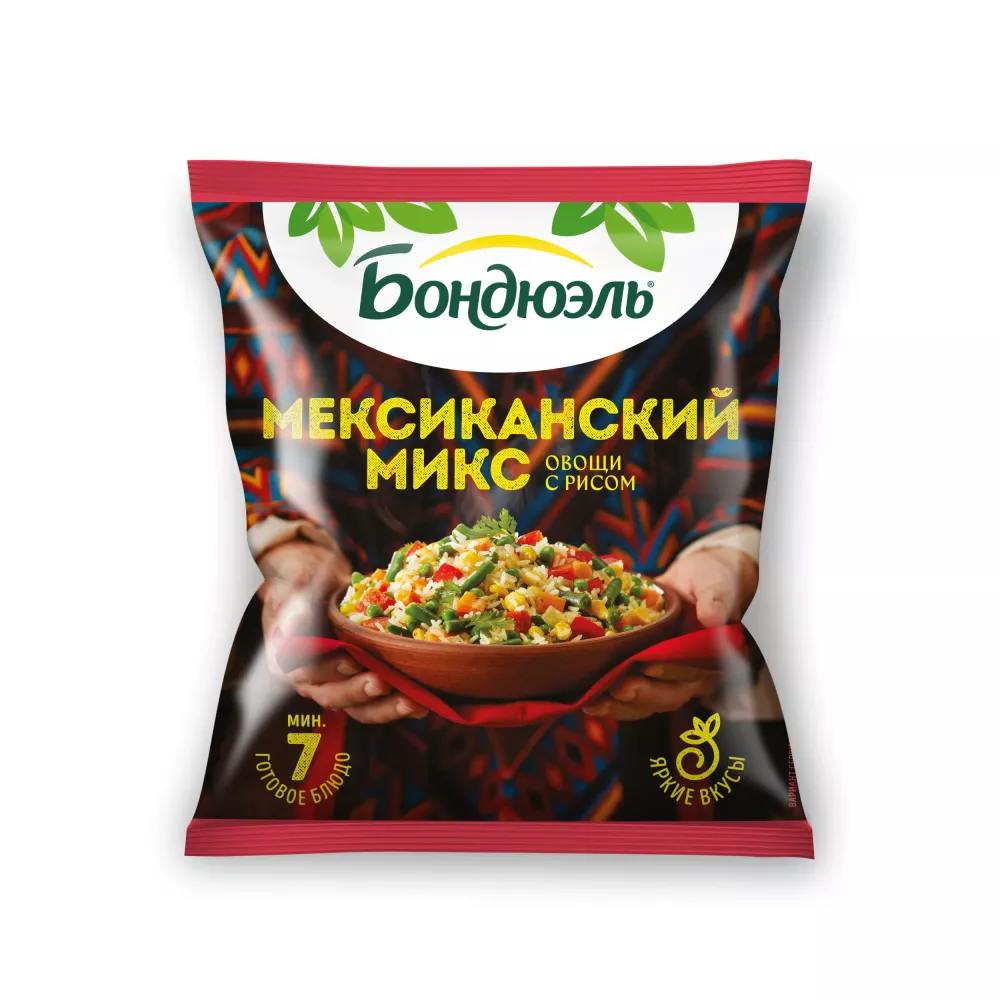 მექსიკური ნარევი Bonduelle, გაყინული, 400 გ