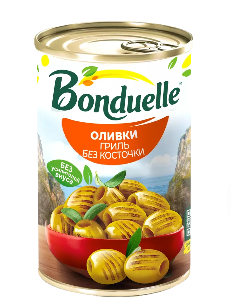 Bonduelle ზეთისხილი გრილი უკურკო 314 მლ