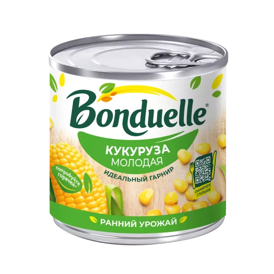 კონსერვირებული სიმინდი Bonduelle, ახალი, 170 გ