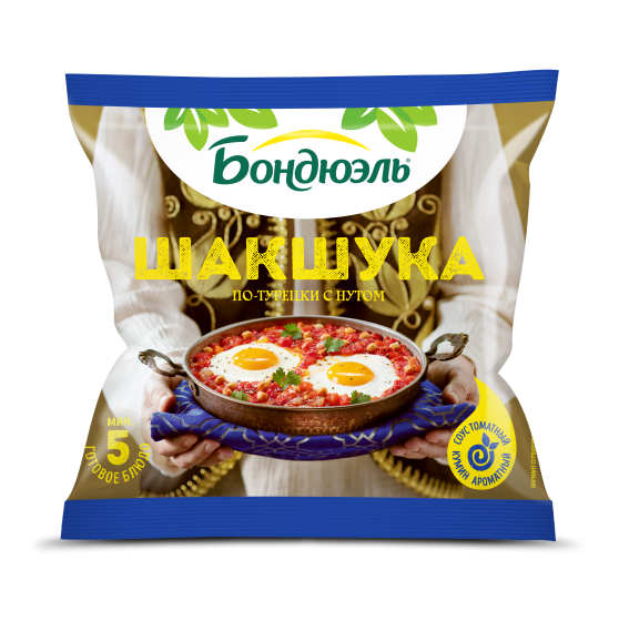 BONDUELLE ბოსტნეული თურქულად მუხუდოთი შაკშუკა 0.2 კგ