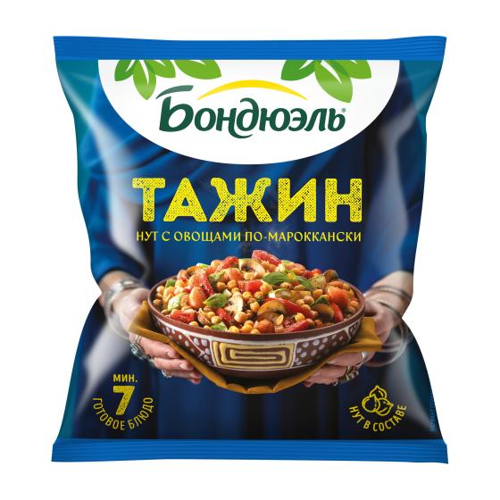ბოსტნეული Bonduelle მაროკული ტაჯიდი, გაყინული ნარევი, 400 გ