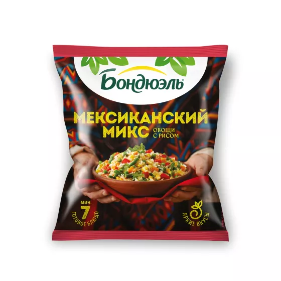 მექსიკური ნარევი Bonduelle, გაყინული, 400 გ